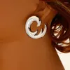 Boucles d'oreilles pendantes, Design irrégulier, Spray métallique, mode Simple, visage brillant, Niche, vente en gros