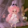 Rose Rabbit ICY DBS Blyth Doll Bocca imbronciata Viso opaco 16 BJD Azone S Anime Girl 240311