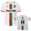 2024 2025 Palestina Soccer Jerseys White and Black Center Stripe Red Green Shirt 24 25 Palestina voetbaluniform