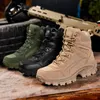 Taktiska militära stövlar män stövlar specialstyrka öken strid armé stövlar utomhus vandring stövlar ankel skor män sneakers 240313