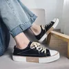 Chaussures décontractées pour femmes mode toile à lacets baskets femme Zapatos Mujer