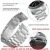 Titta på band lämpliga för Samsung Galaxy Watch 6 5 4 40mm 44mm 46mm 5pro 45mm rostfritt stål remsa lämplig för Amazfit Big Huawei 4 24323