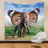 Tapestries Bedding Out Let Elephant Colored Printed Wall Cloth Decorative Mandala Boho Carpet