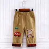 Boys Denim Pants Japanese Cartoon Car Bear Embroidered Casual Pant Pantalones Kids Clothes Baby Girl Jeans Roupa Infantil 240318