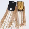Brooches Shoulder Epaulette Ornamental Clothing Accessories Tassel Chain Shiny Tassels Handmade Epaulet Jewelry Accessory
