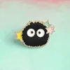 japanese childhood black dots pin Cute Anime Movies Games Hard Enamel Pins Collect Cartoon Brooch Backpack Hat Bag Collar Lapel Badges