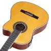 Guitar 39 Inch Classic Electric Guitar Cutaway Solid Spruce Top 6 String 19F Classical Guitar Natural Clolor With EQ