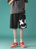 Herr shorts herrar shorts 2023 sommar herr kläd basket shorts casual byxor sport shorts hong kong stil sportbyxor herr gym shorts 24323