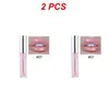 Lipgloss 1/2 stuks kleuren holografische make-up lippenstift parelmoer zeemeermin gepolariseerde tint waterdichte langdurige glanzende lippen