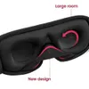 3d Slee Eye Mask Block Out Light Soft Padded Travel Shade Cover Rest Relax Slee Blindfold Eye Cover Sleep Mask Eyepatch Z0o1#