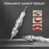 10pcs Permanent Makeup Cartridge Needle Disposable Semi-Permanent Eyebrow Lips Needles for Tattoo Machine Pen n4y0#