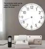 5 Colors Variable Projection Digital Wall Clock Remote Control 180-degree Rotating ArabicRoman Numeral Dial Desk Table Clock 240322