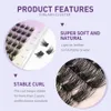 segmented False Eyeles Bunches Eye L Clusters Soft Natural DIY Makeup Tools Self-adhesive Faux Mink 72pcs/box SNR012 I7NV#