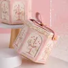 Gift Wrap 1pc Cute Candy Box Children's Birthday Baby Shower Handmade Printed Paper Bag Christmas Wedding Favors Packaging Boxes