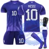 23 Miami Jersey Argentina 10 Messis Jersey Pulga Jerseys Home and Away Children's National Team Football Jersey Soccer Shirt Football Shirt 828 539