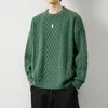 Men's Sweaters 2024 Autumn And Winter Round Neck Sweater Knitting Shirt Clothing