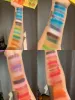 Shadow 52-Farben-Regenbogen-Kawaii-Lidschatten-Palette, professionelles Make-up, matte metallische Schimmer-Lidschatten-Paletten, hohe Pigmentierung