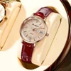 POEDAGAR Exquisite Ladies Watch Luxury Fashion Ultrathin Leather Belt Waterproof Luminous Quartz Women Wristwatch Female Clocks 240322