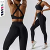 Costume de Yoga nu de haute qualité pour femmes, entraînement professionnel de gymnastique, course à pied matinale, ensemble de sport et de Fitness