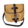 Aktetassen Tailor Brando opnieuw gegraveerd 70230 olie gewaxt canvas plantaardig gelooid leer 24 22cm Amerikaanse vintage crossbody tas