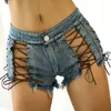 Женские джинсы летние пляжные брюки сексуальные джинсовые шорты разорванные женщины с высокой талией скинни