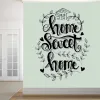 Stickers muur stickers Home Sweet Home Quotes Stickers Vinyl familietak muurschilderingen voor slaapkamer woonkamer Decor verwijderbaar behang HJ2237