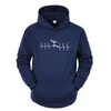 Mannen Hoodies Mannen Tops 2024 Herfst Mode Gedrukt Sweatshirts Lange Mouw Amazigh Hartslag Oversized Hoodie Casual Kleding