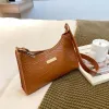 Evening Bags PU Stone Pattern Women's Underarm Bag Fashion Versatile Solid Color Shoulder Handbag Mobile Phone