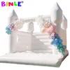 4,5x4,5 m (15x15 pieds) avec souffleur gonflable blanc Bounce House mariage château gonflable châteaux gonflables nouvelle tente pour jouer en plein air avec des adultes et des enfants