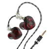 Auricolari TRN BA15 15BA In Ear Auricolari Balanced Armature HIFI DJ Monitor in metallo Cuffie Rumore Auricolari Auricolare Cavo 2PIN TRN Kirin V90 VX