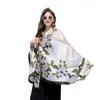 Scarves Oversized Floral Printing Shawl Scarf Fashion Lady High Quality Wrap Thin Stole Beach Sunscreen Muslim Hijab 180 90cm