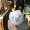 Muggar Super Cute Crown Pig Mug Spoon med lock för pojkar och flickor Cartoon Water Cup stor kapacitet kaffetur