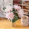 Decorative Flowers Handmade Multi-layer Chrysanthemum Branches Luxury Home Decor Shopping Mall Window Display Artificial Decoration