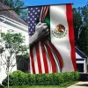 Akcesoria Dominican Republic America Flag 3D Full Printing Garden Flagi wiszące dekoracje domu