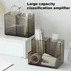 Boîtes de rangement organisateur de papeterie de bureau avec porte-Notes collants stylo boîte en acrylique pour l'école de bureau à domicile