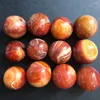 Dekorativa figurer Natural Silk Agate Ball Mixed Gemstone Rock and Minerals Crystal Stone For Chakra Healing Fengshui Decortion