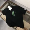 Mens Tshirt Tasarımcı T Shirt İşlemeli Amblem Mektup Deseni Baskılı Saf Pamuk Yuvarlak Boyun Tshirt Çift Gevşek Günlük Kısa Kollu Gömlek Moda Yarım Kollu