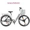 Cykel Smart Electric Ebike Bicycle Parentchild 2 Wheels Electric Bicycles 350W 36V 90 km 15Ah Electric Scooter Bike Double Brakes