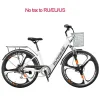 Bicicleta inteligente elétrica ebike bicycle parentchild 2 rodas bicicletas elétricas 350w 36v 90km 15ah de scooter elétrica Bike dupla freios duplos