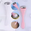 Dubbele Hoofd Stainl Steel Ice Roller Oogcrème Stok Tweeërlei Gebruik Oogcrème Spo Gezicht Ijs Dring Schoonheid stok Gezicht Massager k74t #