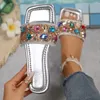 Chinelos verão brilhante para mulheres senhoras plana praia chinelo sandálias pretas sapatos ao ar livre designer de luxo plus size 43