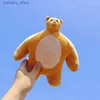 Animais de pelúcia de pelúcia cabeça pequena urso de pelúcia travesseiro brinquedo de pelúcia kawaii pequeno cabeça grande leão musc animal brinquedos cadeira almofada presentes de aniversário l240320