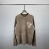 남자 스웨터 2024 승무원 넥 가을/겨울 디자이너 레터 느슨한 캐주얼 스웨터 까마귀 재킷 남자 스트리트웨어 m-xxxl#002