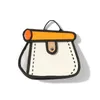 걸스 가방 여름 나일론 캐주얼 한 호스프 애니메이션 이미지 어깨 가방 핸드백 퓨과 가방 크로스 바디 여성 가방 240322