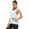 S-XXL kolsuz yoga gömlek Kadınlar için Nefes Alabilir Yoga Tank Top Koşan Spor Yeleği Gym Spor Salonu Üst Fitness Egzersiz Gömlek 5 Renk 240318
