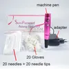 pmu Tattoo Machine Dermograph Microblading Beauty Tattoo Pen Rotary for Permanent Makeup Eyebrow Lip with 20pcs Universal Needle R3u2#