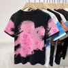 Designer T-shirt vrouw korte mouw Preppy stijl tie-dye dames t-shirt top tee ondershirt