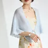 Scarves Summer Pure Cashmere Shawl Air Conditioned Shirt Thin Scarf Hollow Plate Buckle Versatile Color Shoulder Lap