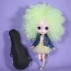 Glacé DBS Blyth poupée NoBL400 fluorescence vert petite boucle cheveux Afro corps articulaire peau blanche Neo 16 BJD ob24 anime fille 240311