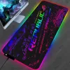 Pads 900x400 Asus Speed Gaming Mousepad RGB Rog Mouse Pad Gamer XXL Большой настольный коврик для компьютера коврики светодиод